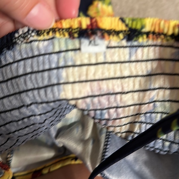 Navy Sunflower Dress - Picture 9 of 9